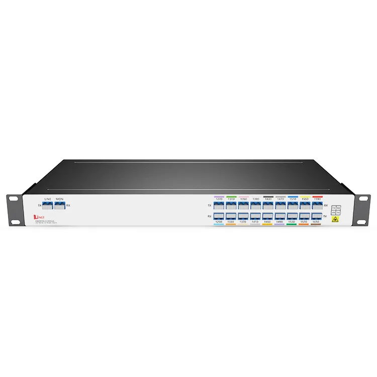CWDM MUX DEMUX 18-kanalni dual fiber 1U stalak